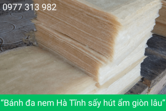 Bánh đa nem Hà Tĩnh sấy hút ẩm – Chuẩn xuất khẩu 2025