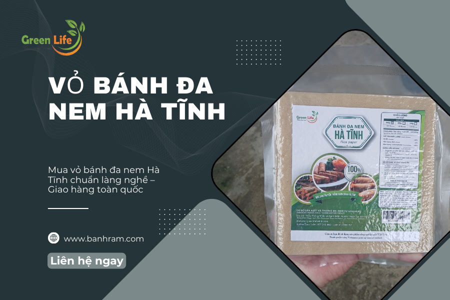 Nejam Da Mua vỏ bánh đa nem Hà Tĩnh chuẩn làng nghề – Giao hàng toàn quốc