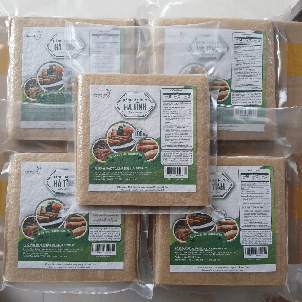 Combo 5 gói bánh đa nem Hà Tĩnh 500g – 175.000đ | Greenlife